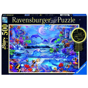 Puzzle 500 Świecące - Magiczny świat